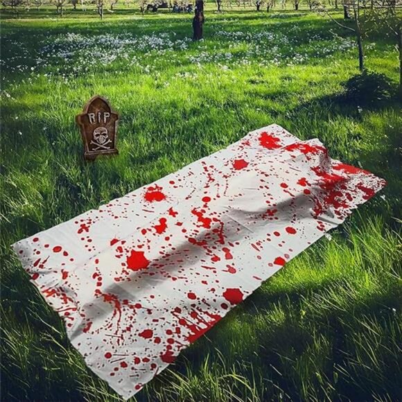 5FT Halloween Dead Victim Corpse Prop, Halloween Scary Outdoor Decorations - Picture 8 of 8